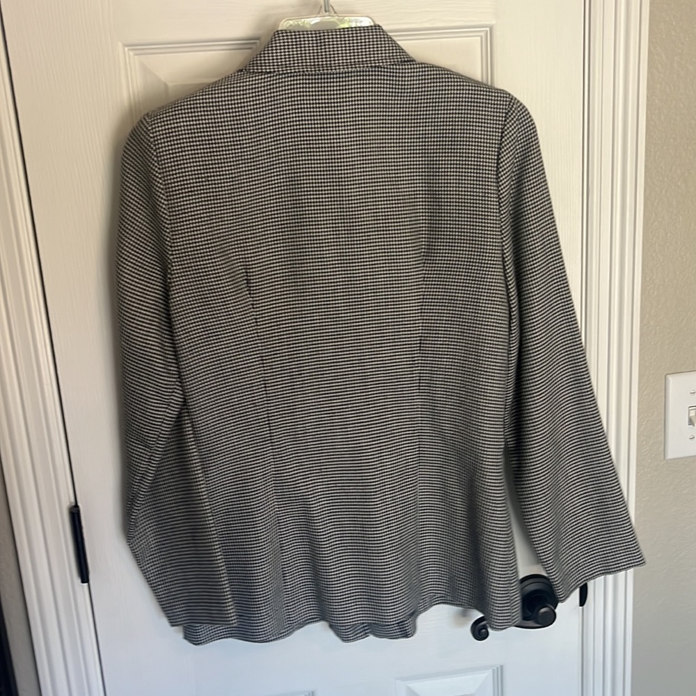 Black and white herringbone blazer - Picture 3 of 10